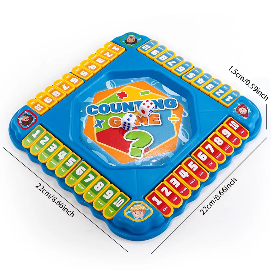 1set-Digital Flop Multiplayer Desktop Game Parent-child Interaction Children's Educational Enlightenment Toy Set Board Toy Gift