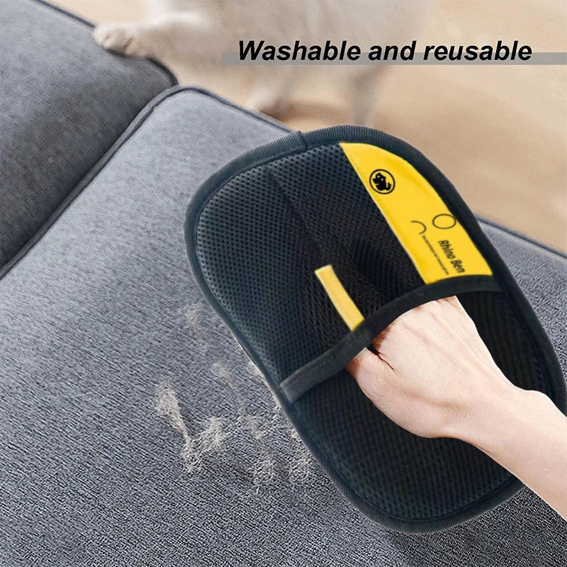 Pet Electrostatic Hair Removal Gloves Dog Cat Hair Removal Brush Gloves Hair Adhesive Gloves Carpet Clothing Hair Cleaning Brush