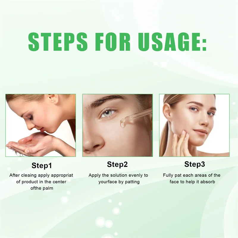 Instant Wrinkle Remover Face Serum Lifting Firming Fade Fine Lines Anti-aging Essence Whitening Brighten Nourish Skin Care