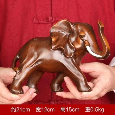 Resin Elephant Ornaments, Handmade Crafts, Home Decoration, Living Room and Office, Animal Statue, High Quality Gift, New