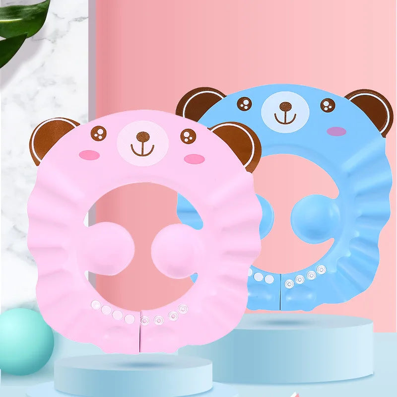 Adjustable Kids Shower Cap with Ear Protection
