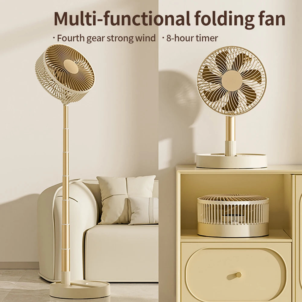 USB Foldable Portable Fan, 8-Inch