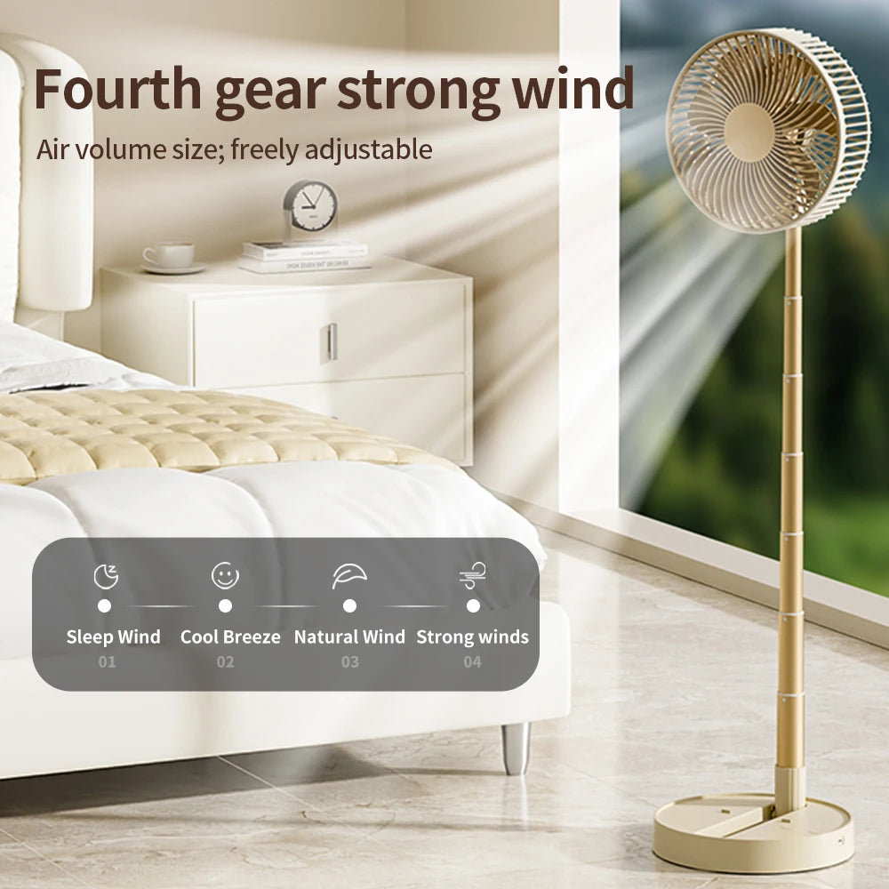 USB Foldable Portable Fan, 8-Inch