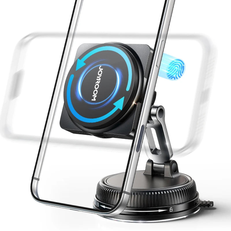 Joyroom 15W Magnetic Car Wireless Charger Phone Mount 360° Rotation Stand Air Vent Holder For iPhone Smart Fast Charging Station