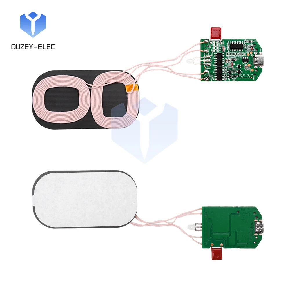 5~15W Adaptive Wireless Charging Module Charging Protection Board Equalizer Module QI Fast Charging Board DIY Wireless Charger
