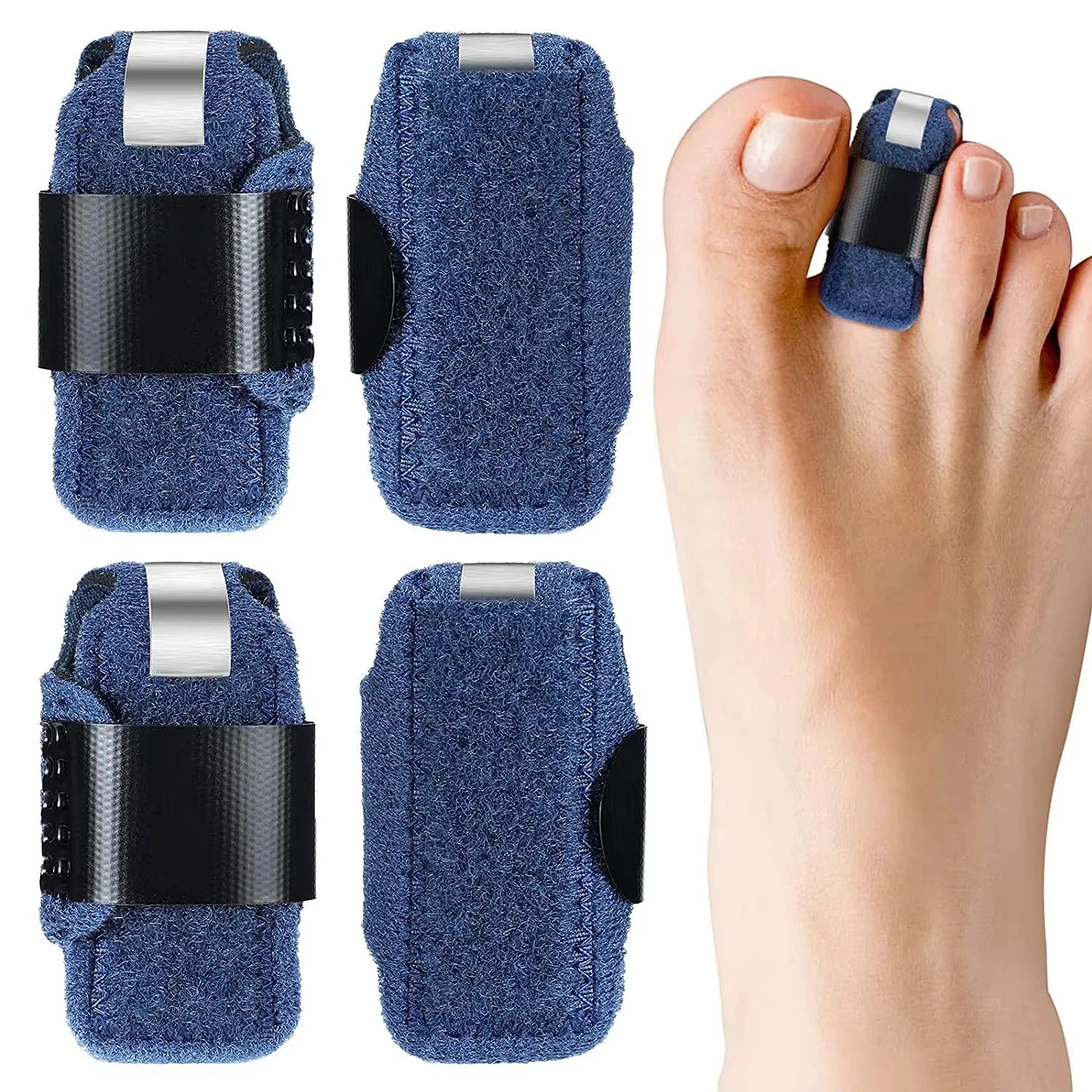 Toe Straightener for Hammer Toe Corrector for Women Toe Brace Toe Splint Hammertoe Splint Toe Wrap Toe Covers Broken
