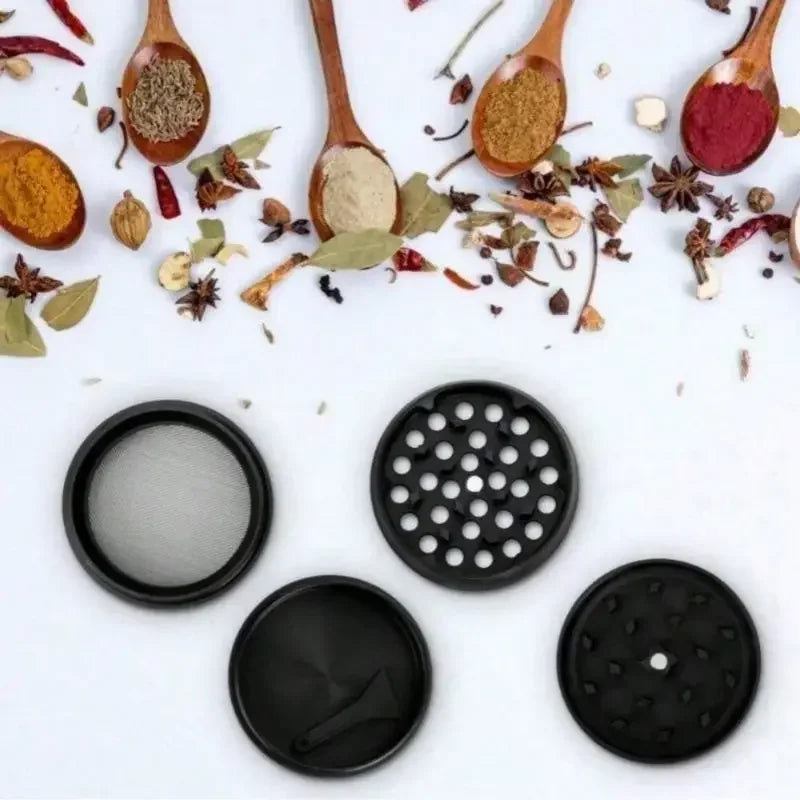 Metal Herb Grinder 4-layer Manual Spice Mill Pepper Mortar Bud Crusher Gift Grass Tobacco Grinder Smoking Cigarette Accessories