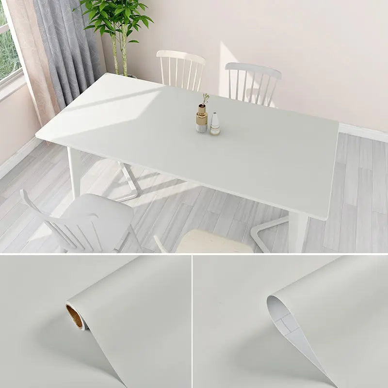 Matte PVC DIY Self Adhesive Decorable Film Vinyl Wall Stickers Kitchen Cabinets Bedroom Furniture Waterproof Oilproof Wallpapers