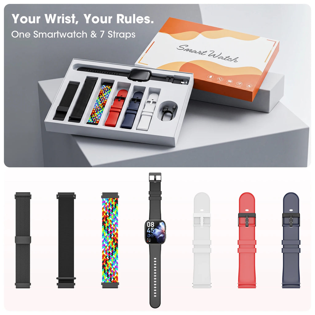 Smart Watch Bluetooth Call 1.83'' TFT Screen Gift Box