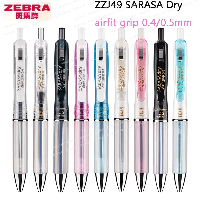 ZEBRA SARASA Dry airfitgrip Gel Pen 0.5/0.4mm Black Core