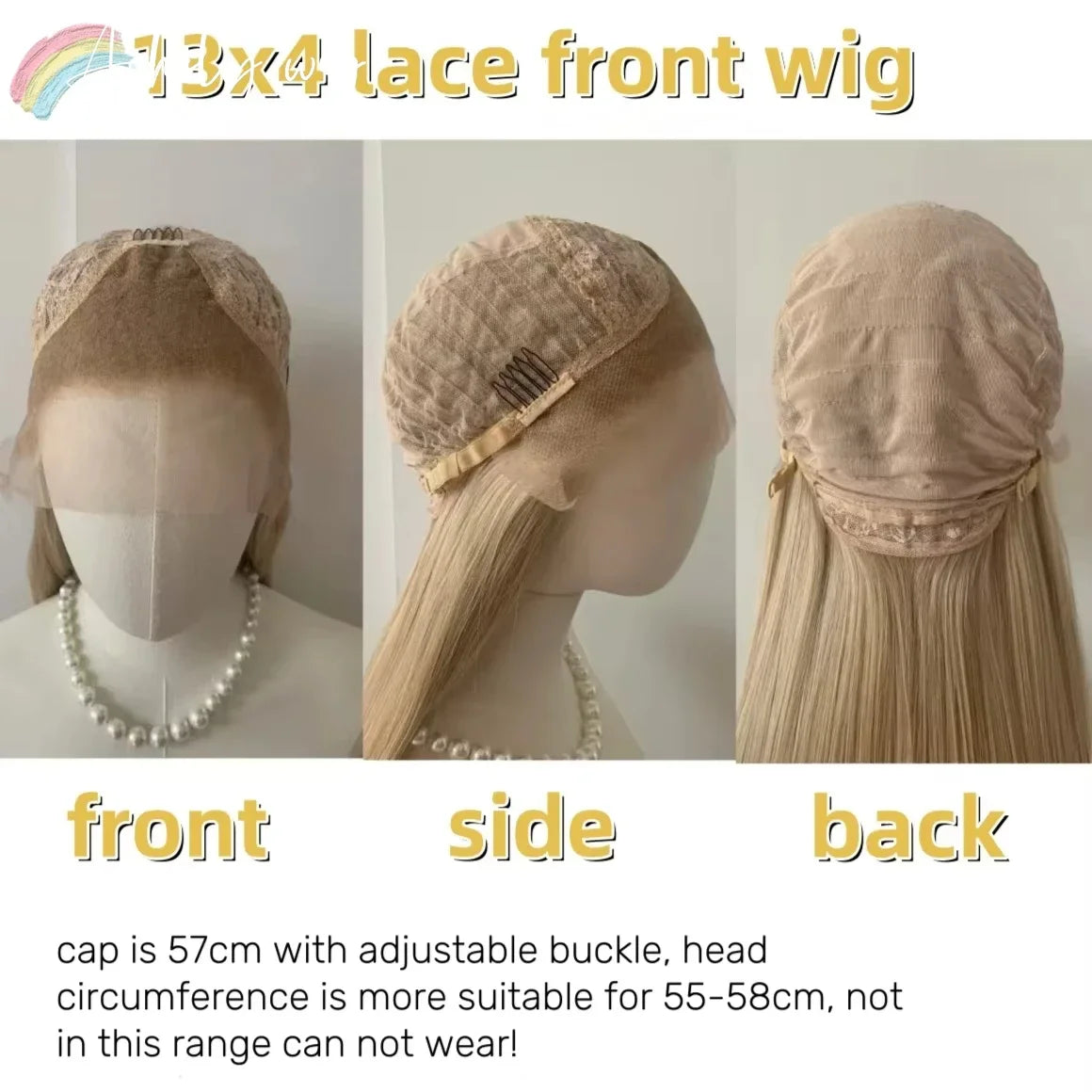 Black Wig 26inch 13x4 Lace Front Wig for Women