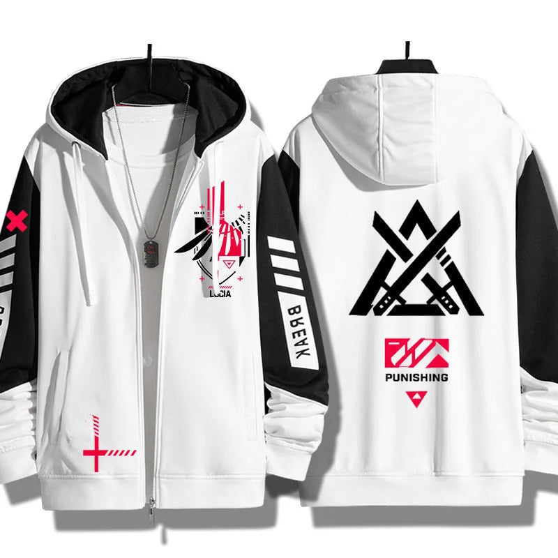 Hot Game GRAY RAVEN：PUNISHING Lucia Cosplay Costumes Unisex 3D Hoodie Sweatshirt Streetwear Hip Hop Zipper Hooded Jacket