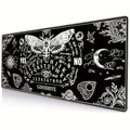 Large Mysterious Ghost Gothic Gaming Mouse Pad Black Anti Slip Rubber Desktop Accessories Mouse Mat Rug Desk Organizer Playmat