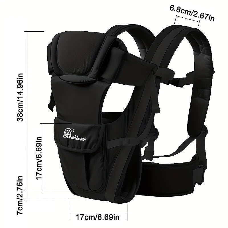 4-in-1 Ergonomic Baby Carrier Sling