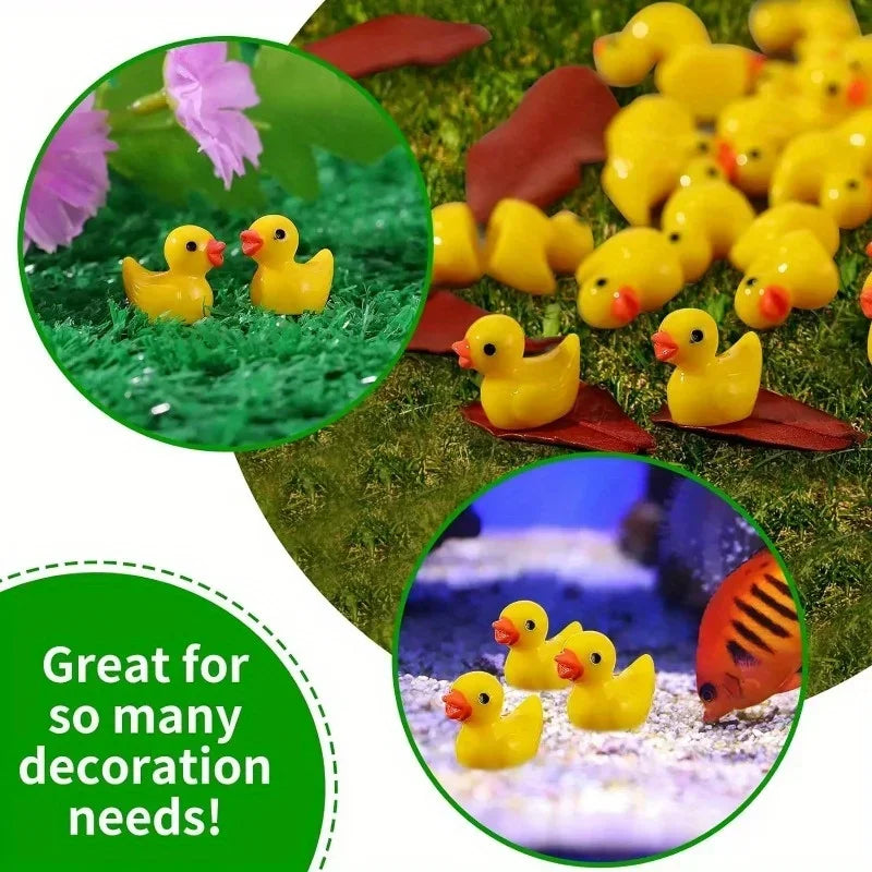 Mini Resin Ducks Yellow Tiny Ducks Mini Ducks Bulk