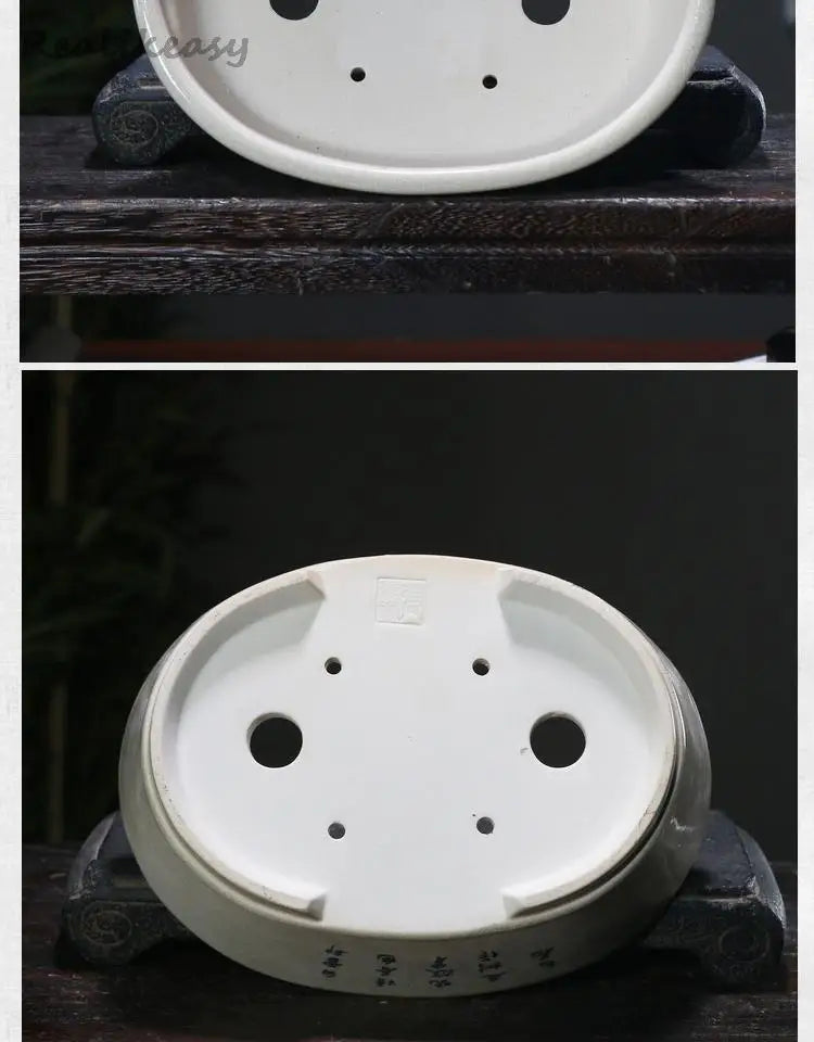 6Size Purple Sand Flower Pot Ceramic Bonsai Pot Handmade Succulent Flower Pot Chinese Landscape Flower Pot Home Decor LE302