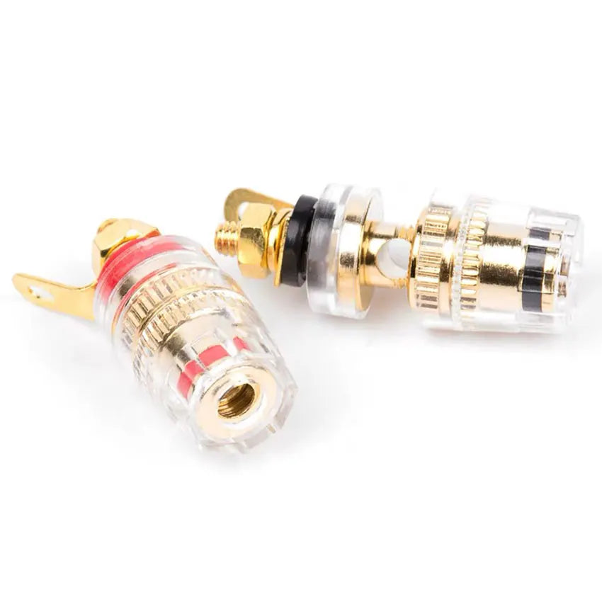 Binding Post Banana Plug Connector Audio Jack Socket For