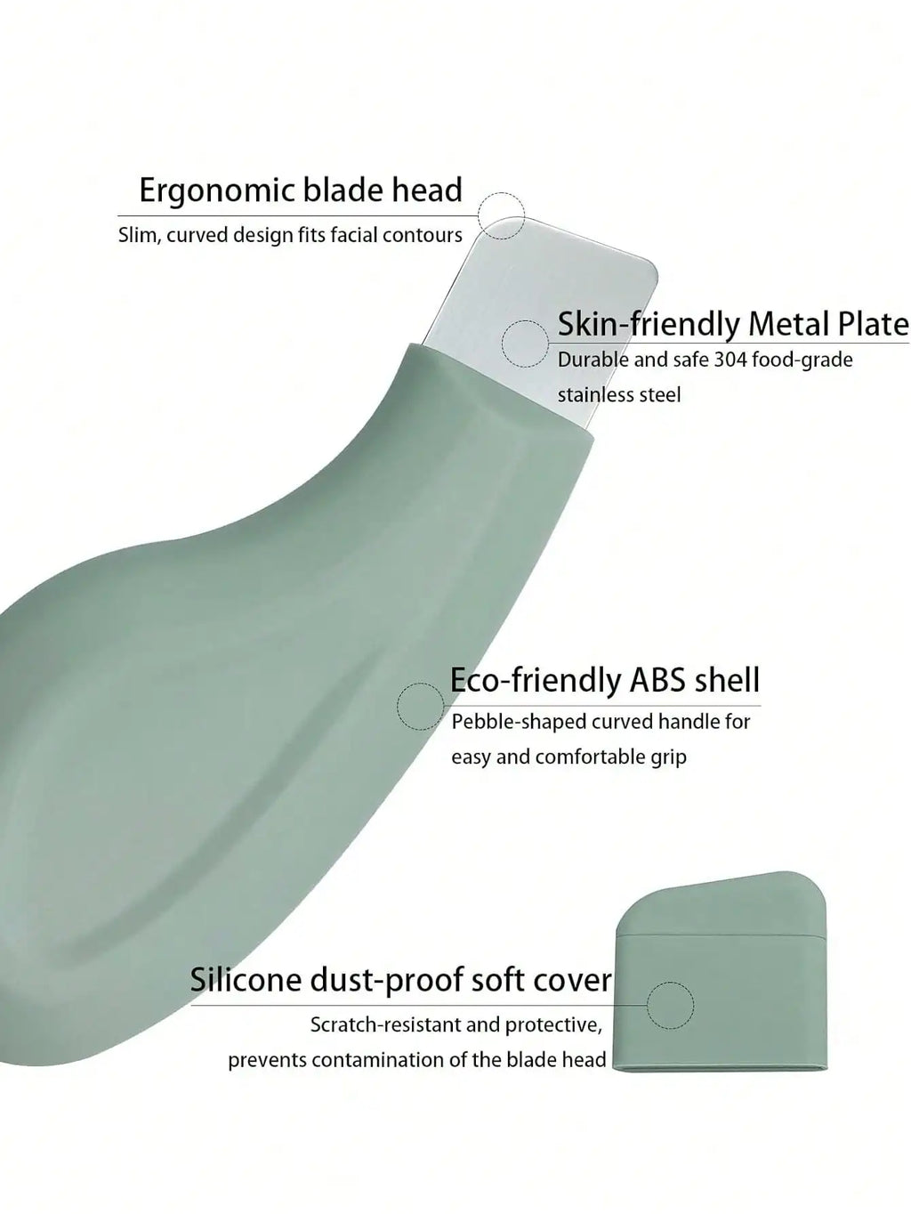 Nose Blackhead Remover Tool Gentle Facial Pore Cleanser Silicone