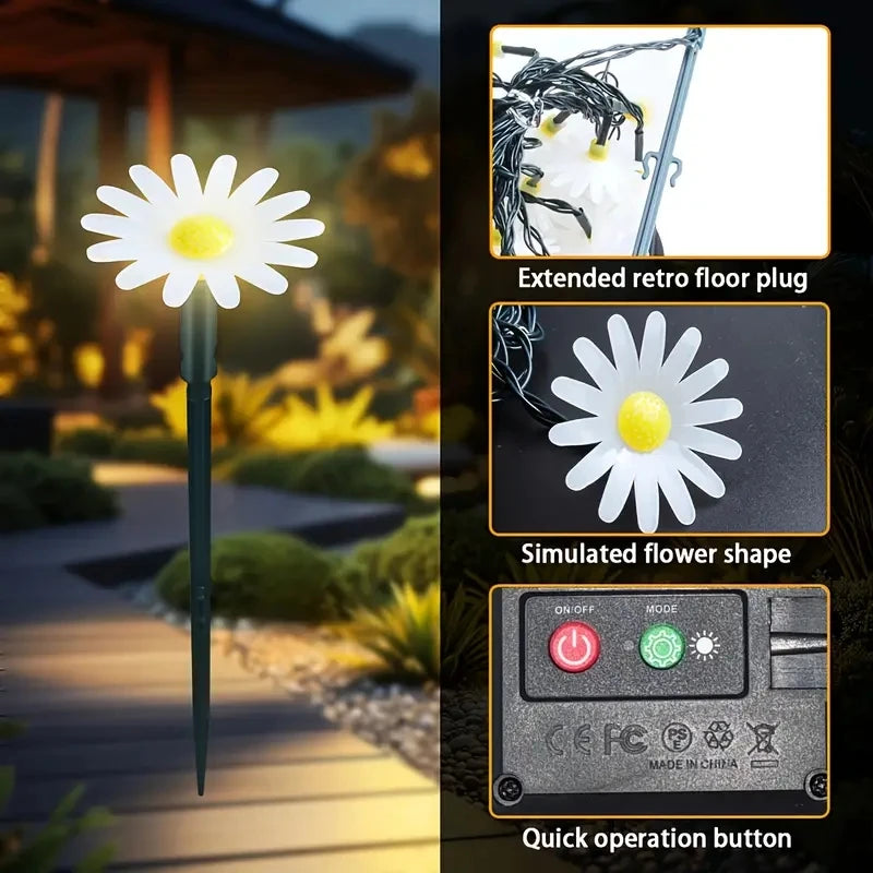 Solar Outdoor Garden Lawn Pilot Leds Light Waterproof Courtyard