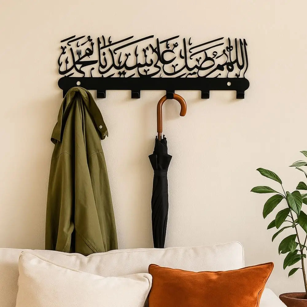 Practical Rust-Resistant Wall-Mounted Keys Holder Durable Stylish Towel Coat Rack Decorative Towel Holder For Entryway