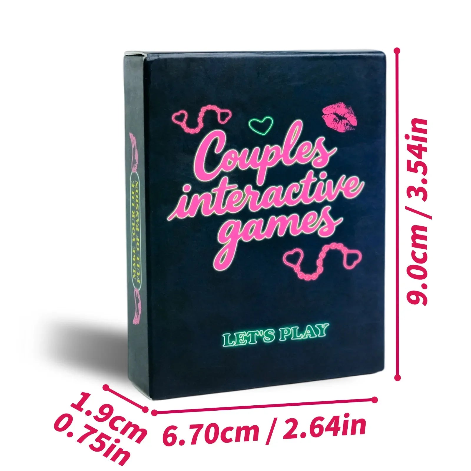 50pcs Interactive Fun Couple Game Cards Sexy Board Game for Female Friends Gathering Entertainment