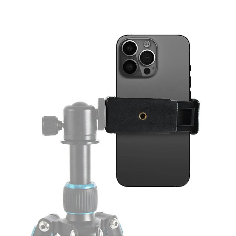 Tripod Stand Phone Clip with 1/4 Inch Screw Hole Holder For Tripod Mobile Smart Phone Universal Accessories Stand Mount