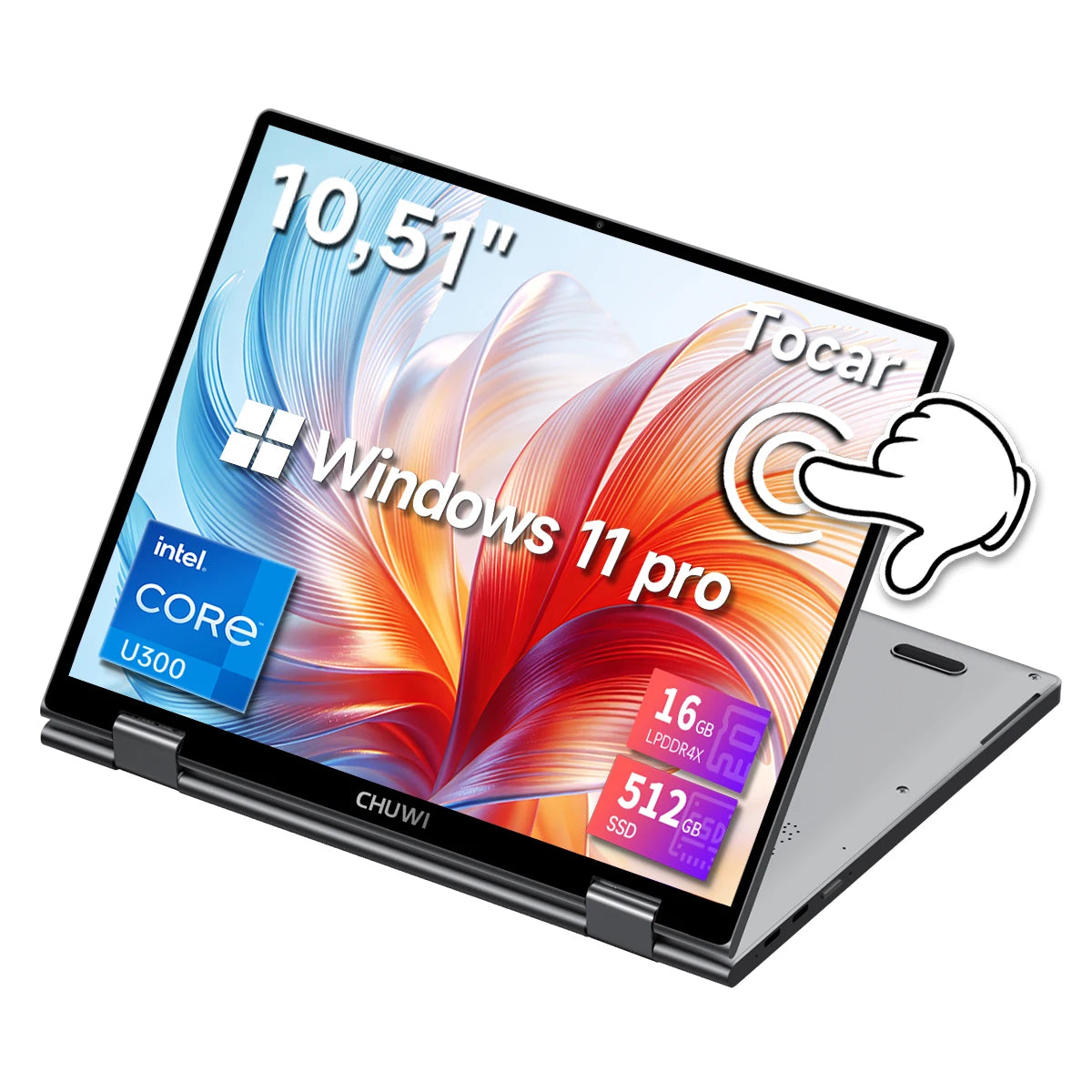 CHUWI MiniBook X Touch Screen Tablet Laptop 2-in-1 Intel
