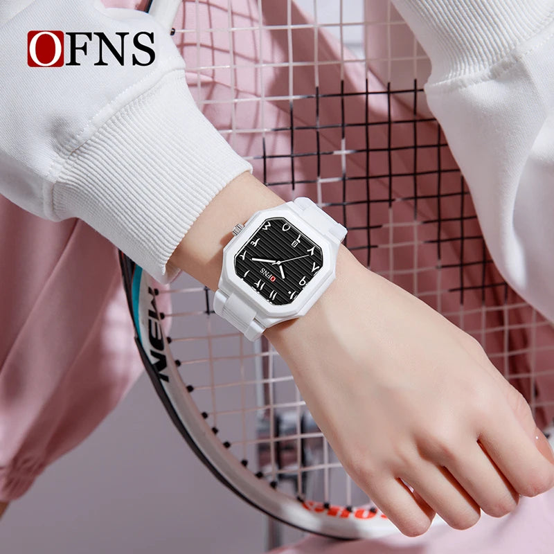 Men Women Minimalist Casual Student Quartz Watch Luminous Calendar