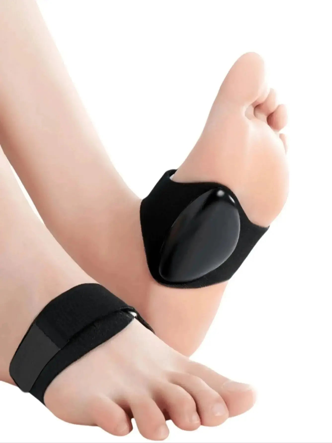 1 pair of men's and women's arch support sports insoles for flat feet to support the ball of the foot and relieve pressure.