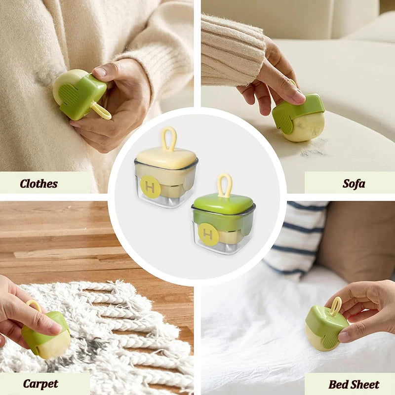 Washable Lint Remover Reusable Clothes Hair Sticky Roller Portable Pet Hair Remover Dust Removal Brush For Household Cleaning