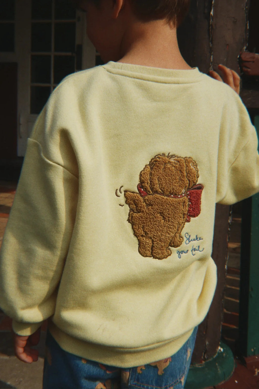 Love Pattern Boys Girls Sweatshirt Tops Kids Sweatshirts Winter Season Clothing Loose Fashion Trend Child Clothing O-neck