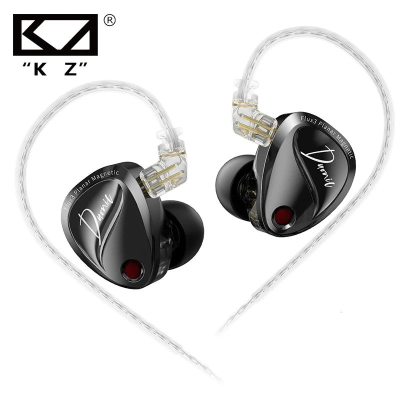 KZ Duonic Hifi Earphones with Super Stroke Three Magnetic
