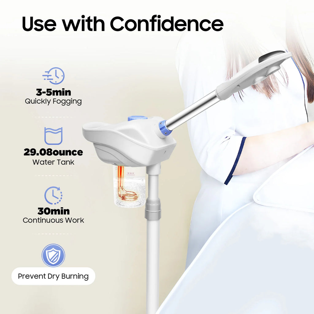 Beauty Spray Machine Hydration Herbal Skin Care Ozone Beauty Universal Wheels Warm Steam Skin Hydrated Cleansing Salons Spa