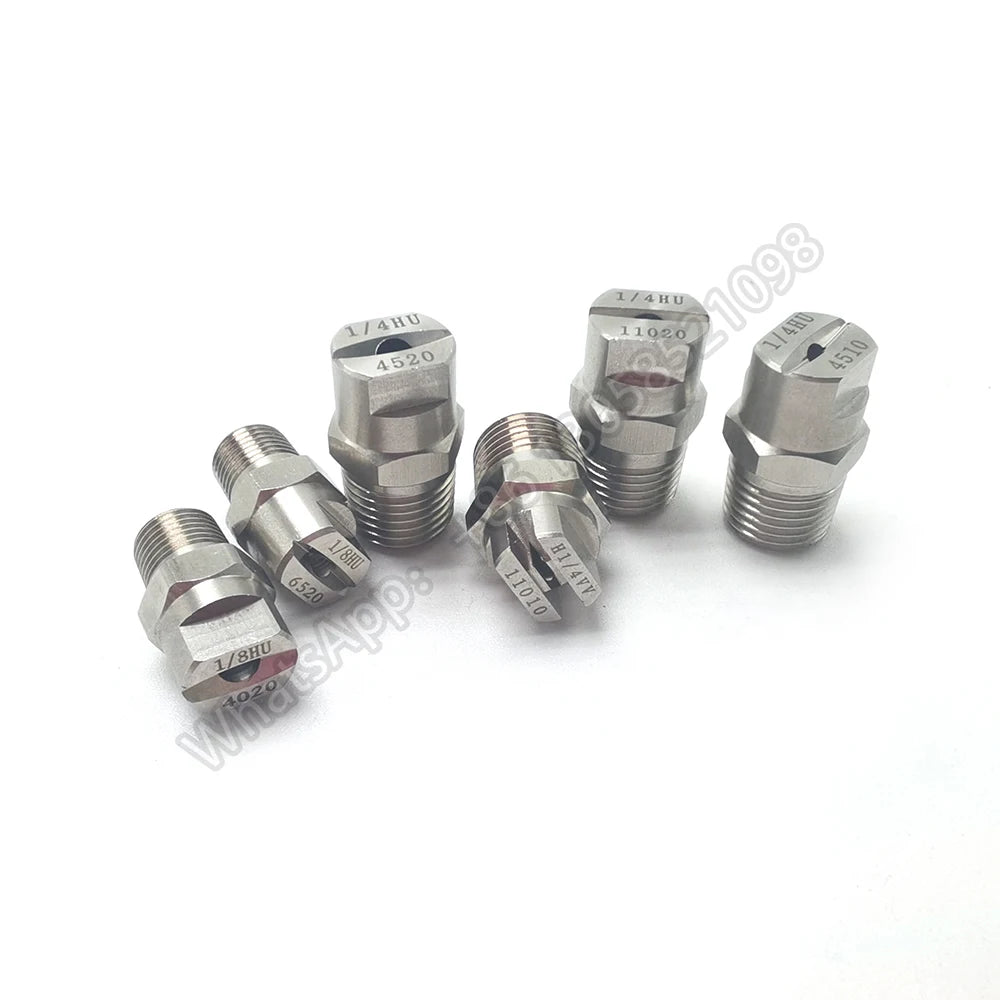 1/4‘’40/50 degree HVV HU Flat Fan Nozzle V e j e t Standard High Impact Stainless Steel Nozzle