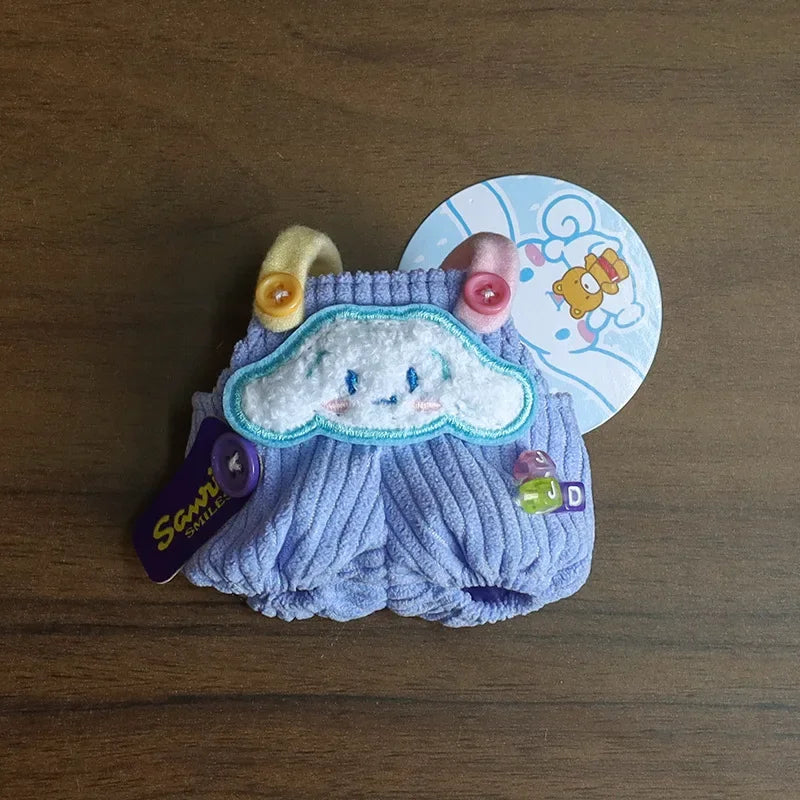 Hot Sanrio For Labubu Series Clothing V1 V2 V3 Toys Cartoon Cute Kuromi Melody Pendant Clothing Doll Fashion Accessories Gift