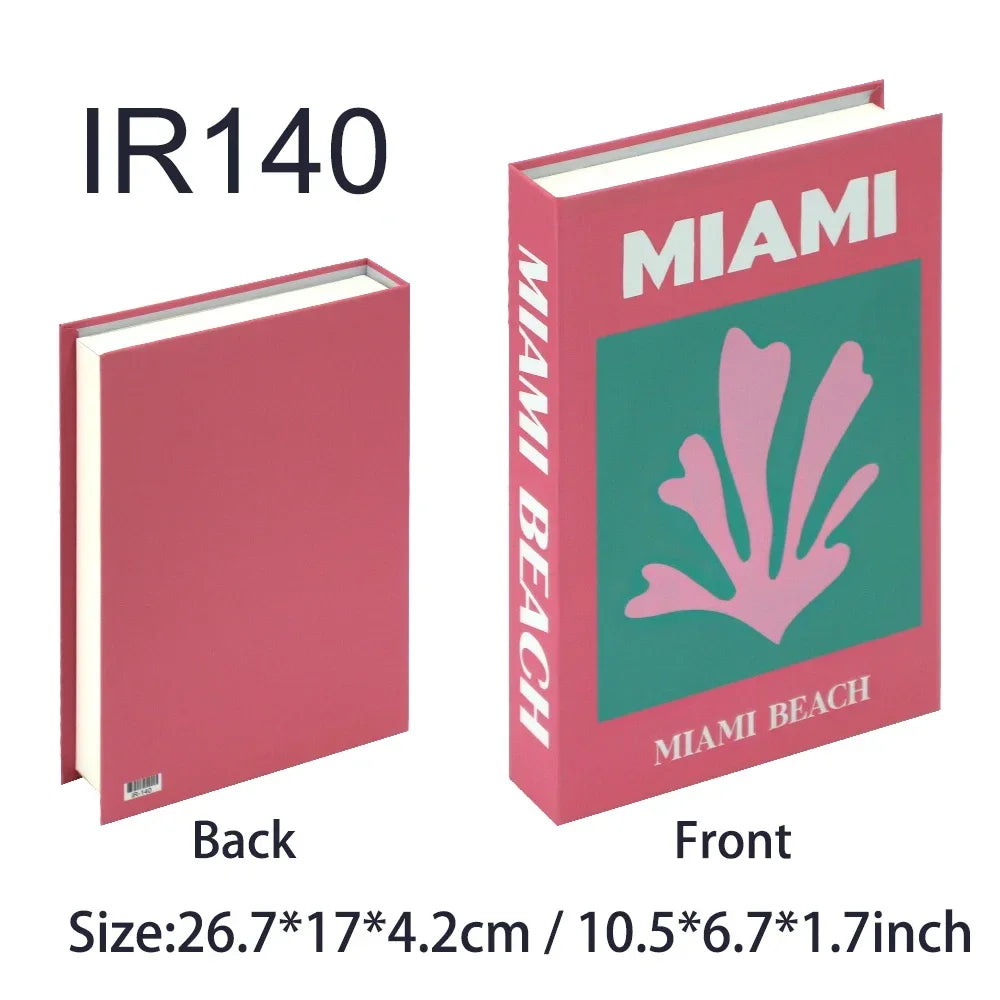 Travel Series Fake Book Decoration Coffee Table Living Room Fashion Fake Book Storage Box Decor Model Room IBIZA CAPRI