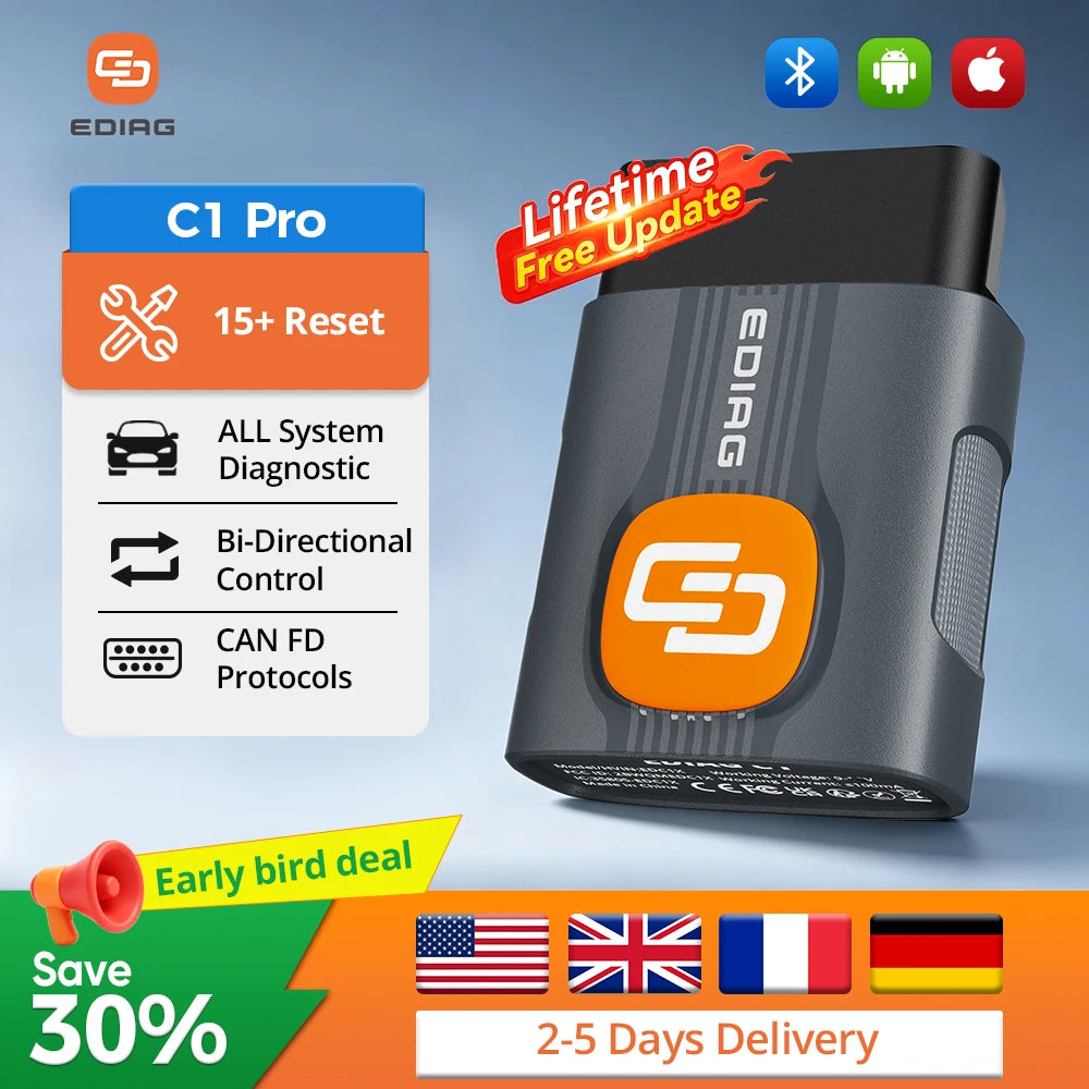 Ediag C1 Pro Ai-assisted Automotive Diagnostic Tool OBD2 Scanner