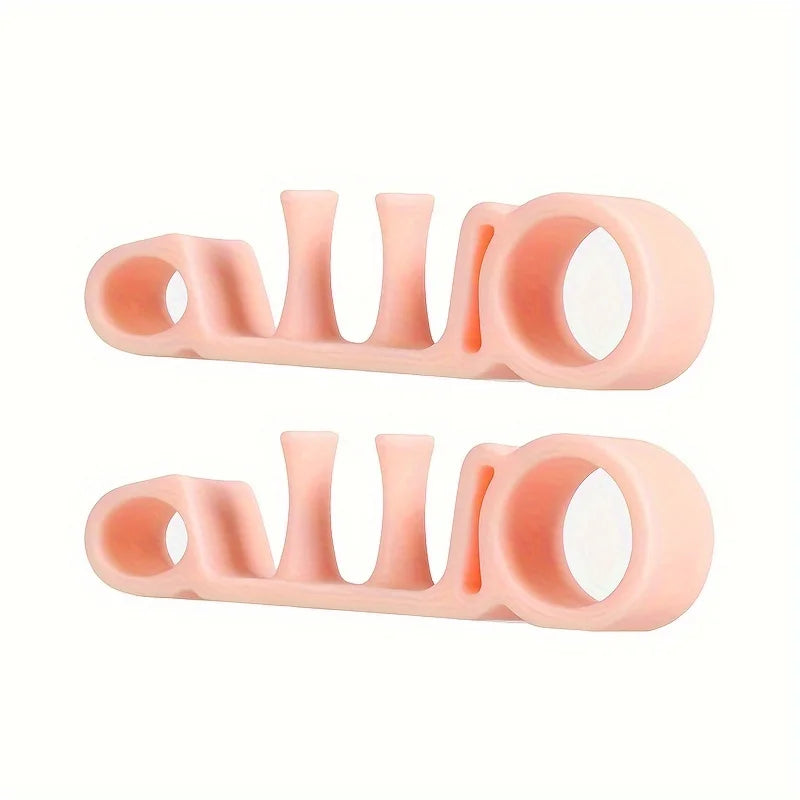 New Gel Toe Separators for Men & Women, Silicone Toe Spacer Pads, Big Toe Spreaders Splint with, Foot Care Tools Toe Care