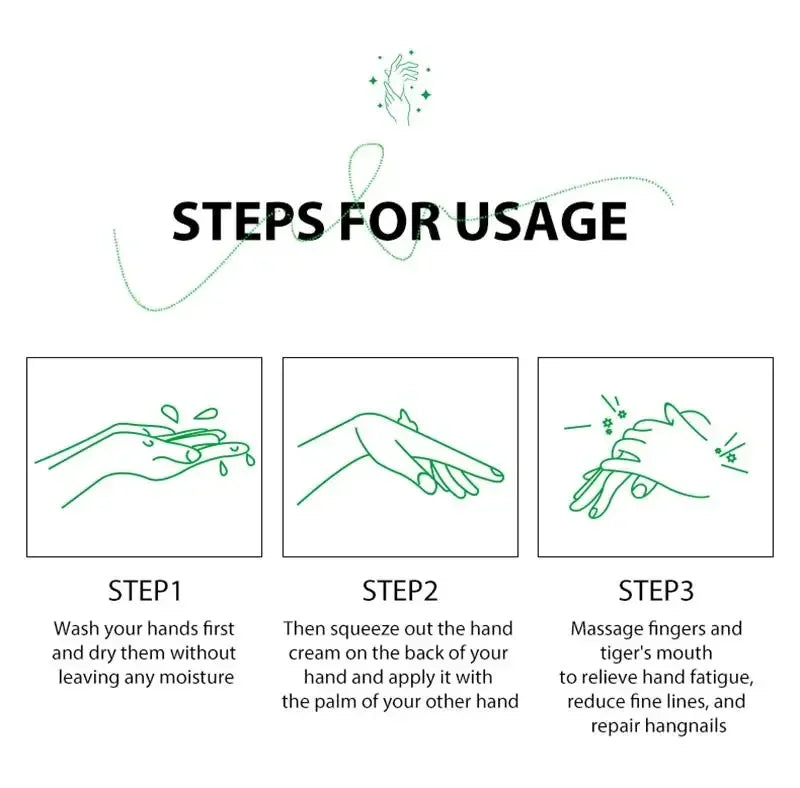 Wrinkle Removal Hand Cream Skin Soften Nourish Anti Drying Cracked Fade Fine Lines Whitening Moisturiz Repair Skin Care Products