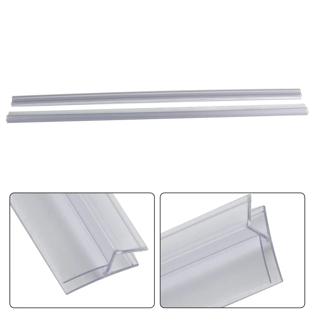Shower Door Bottom Seal Strip, 2-Pack