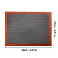 30X40cm Silicone Grill Mat Baking Tray Breathable Cookie Bread Mat Oven Microwave High Temperature Baking Kitchen Tools
