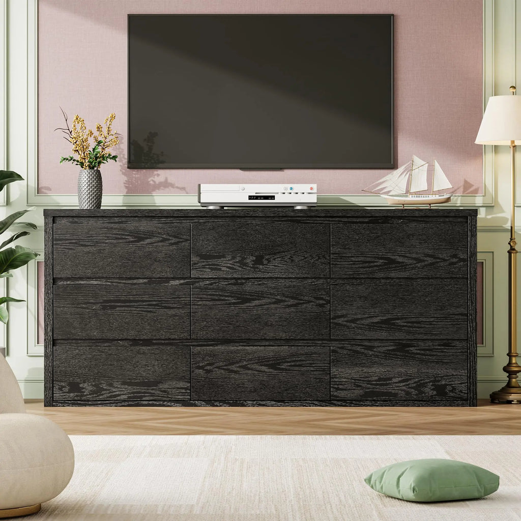 GarveeLife Modern 9 Drawer Dresser for Bedroom – Wide
