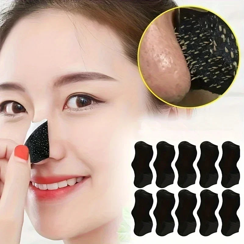 Nose Blackhead Remover Mask Nasal Strips Black Head Nose Dot Spot Peel Skin Care Shrink Pore Black dots Pore Clean Strips