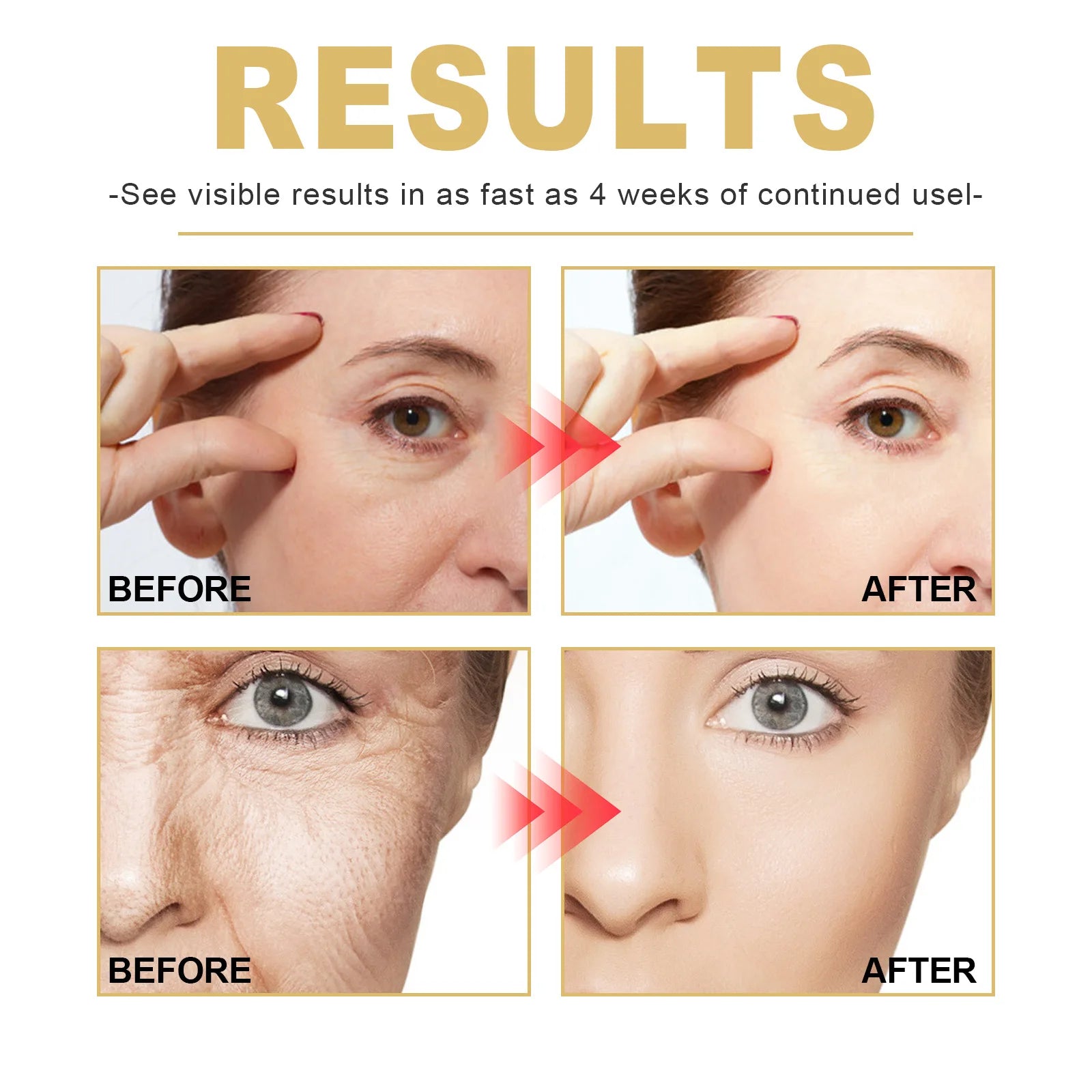 Instant Remove Wrinkle Serum Firming Lifting Anti-Aging Fade Fine Lines Improve Puffiness Moisturizing Brighten Face Skin Care