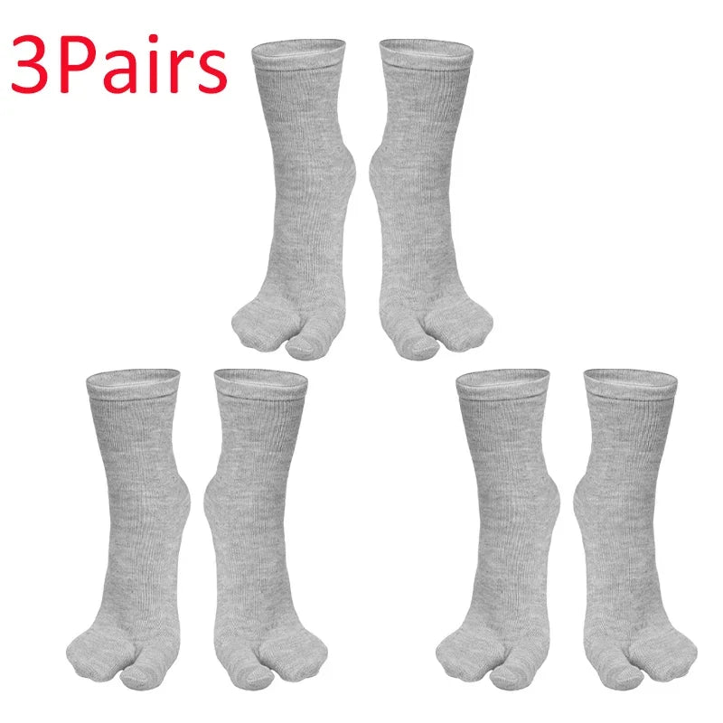 Wiggle Socks Fashion Japanese Style Tabi Toe for Men Women Summer