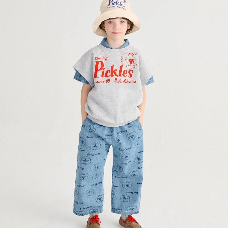 Spring/Summer BC26 New Children's Jumpsuit Sweatshirt Trousers Sets Kid Multi-color Sport Coat and Pants