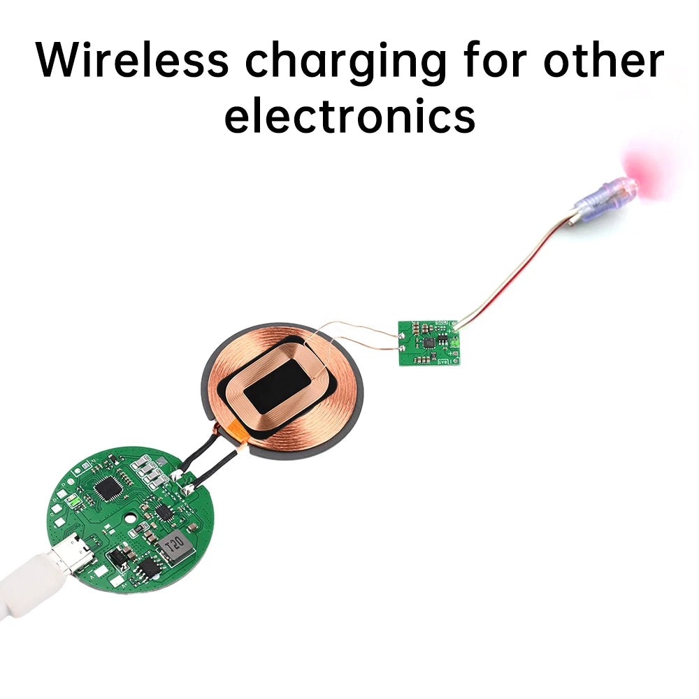 5V 1A Wireless Charger Transmitter Module Wireless Power Supply Module PCBA Board Circuit Board Module for DIY Phone