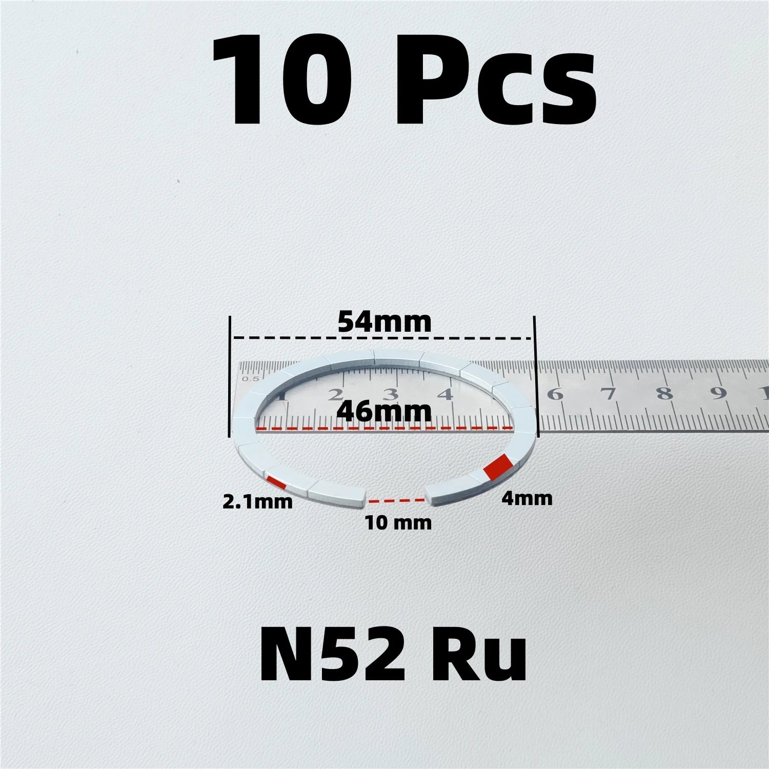 10Pcs 2.1mm Neodymium Strong Magnet For Magsafe Wireless Charger Universal Mobile Phone DIY Magnetic Power Bank DIY Magnets