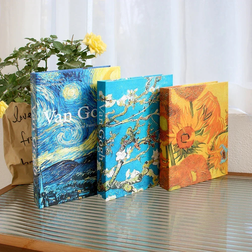 3Pcs Foldable Fashion Fake Books Living Room Decoration Designer Books Coffee Table Ornaments Club Hotel Room Villa Prop Books
