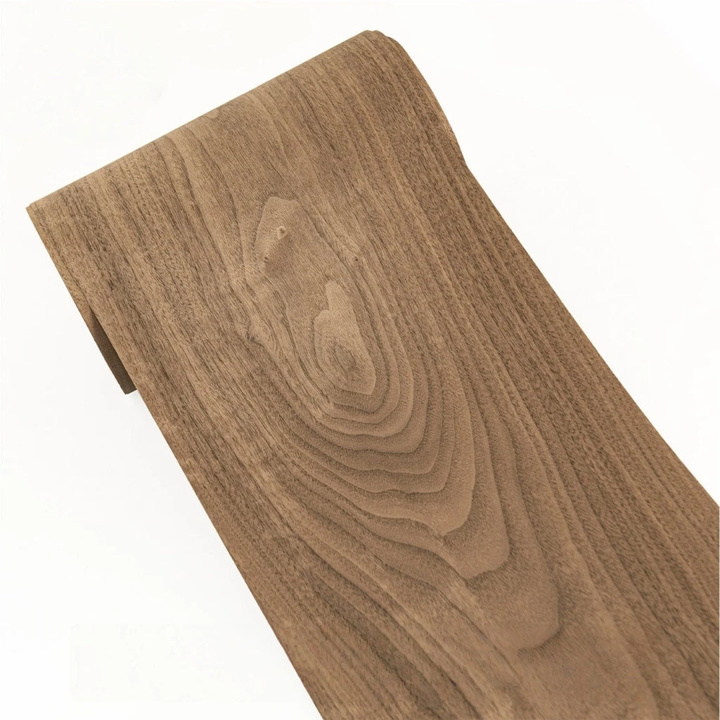 Thick Cut Natural Black Walnut Flat Cut Wood Veneer for Furniture Renovation DIY Crafts Car Interiors Speaker Surface Sheets